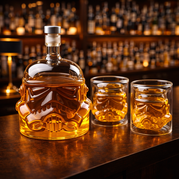 Whiskey Decanter - Set with Decanter and Glasses