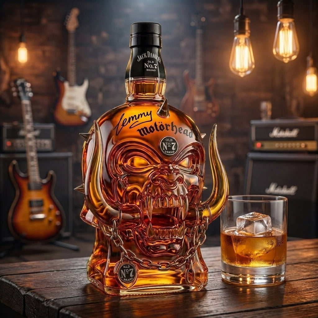 Jack Daniel's × Motörhead Warpig Skull Decanter — Lemmy Collector's Edition