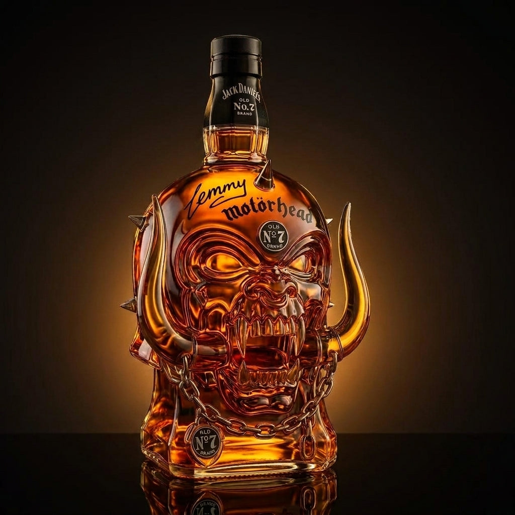Jack Daniel's × Motörhead Warpig Skull Decanter — Lemmy Collector's Edition