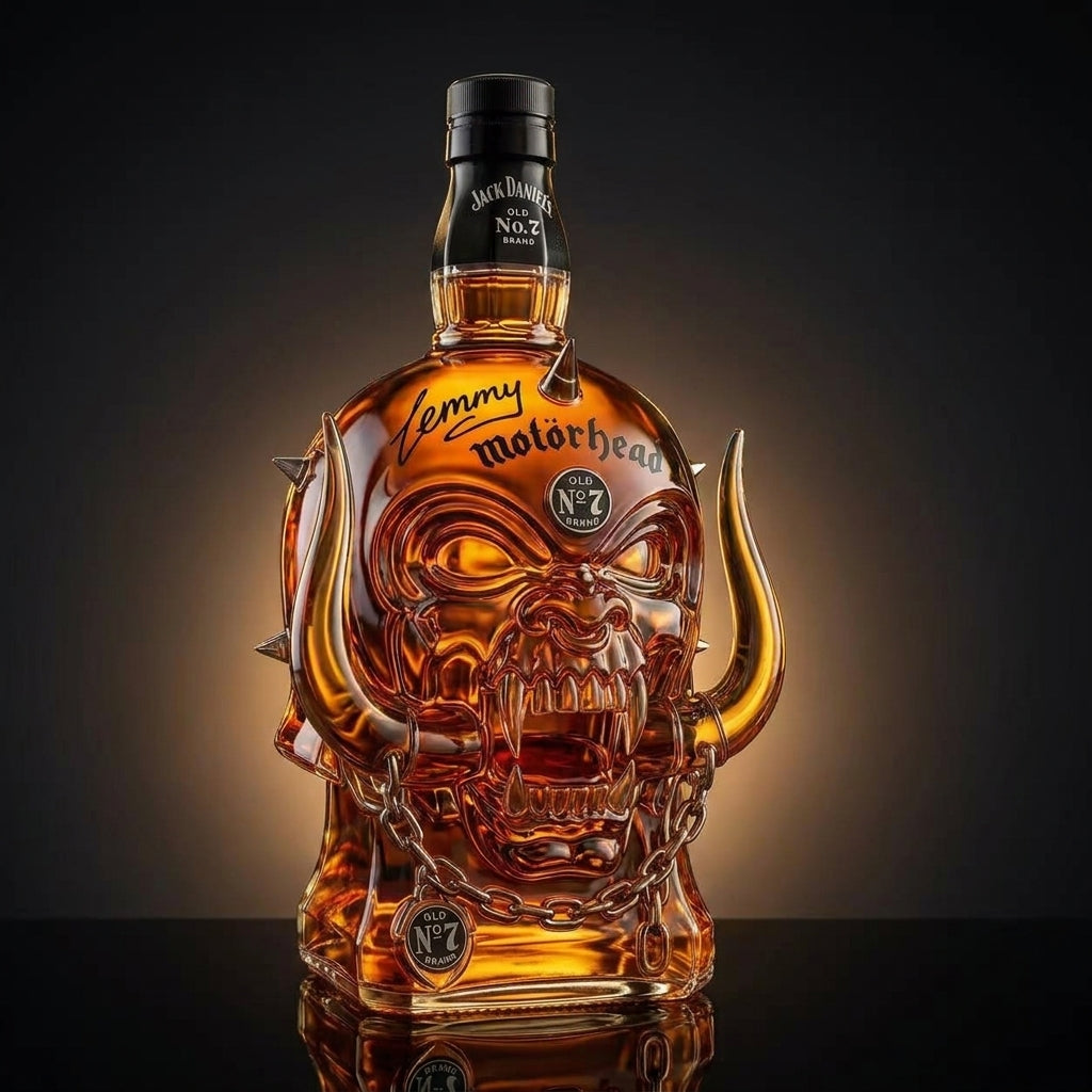 Jack Daniel's × Motörhead Warpig Skull Decanter — Lemmy Collector's Edition